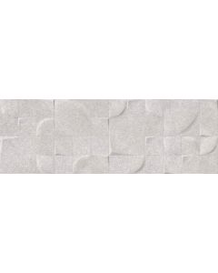 Kone Pearl (Grey) Deco Ceramic Wall Tile - Matte
