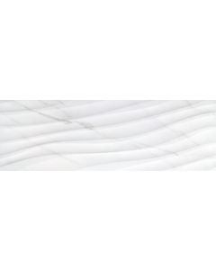 Marbleous Calacatta Wave 3D Glossy Ceramic Tile - Glossy