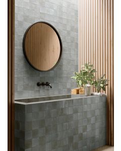 Melan Glicine Ceramic Wall Tile - Glossy