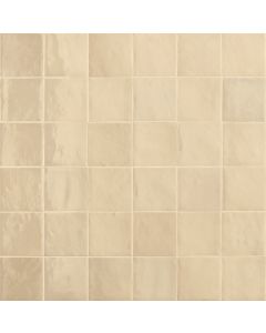 Melan Beige Ceramic Wall Tile - Glossy