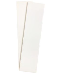 Snow White Matte Ceramic Wall Tile - Glossy