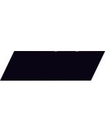 Lloyd Black Glossy Left Ceramic Wall Tile - Glossy Left